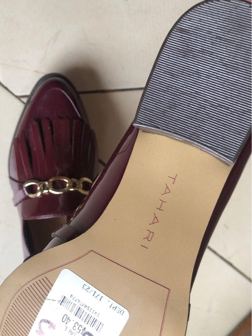Tahari Langley Burgundy Loafers