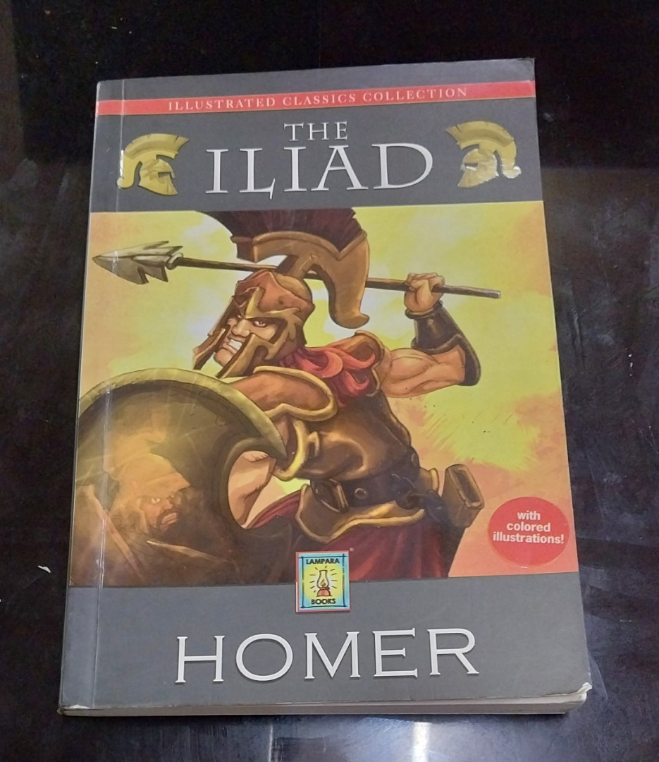 THE ILIAD Illustrated Classic Collection LIVINGBOOK Hobbies Toys   The Iliad By Homer 1666944083 Bd570beb 