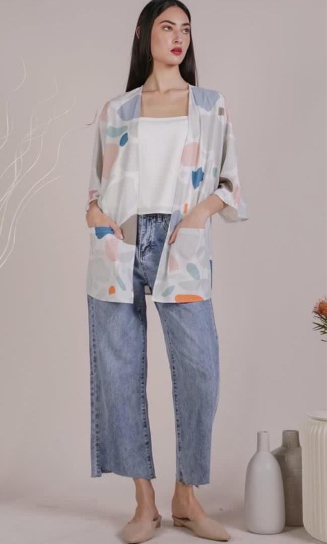 The Tinsel Rack Ari Kimono Rock Candy, Women's Fashion, Coats, Jackets