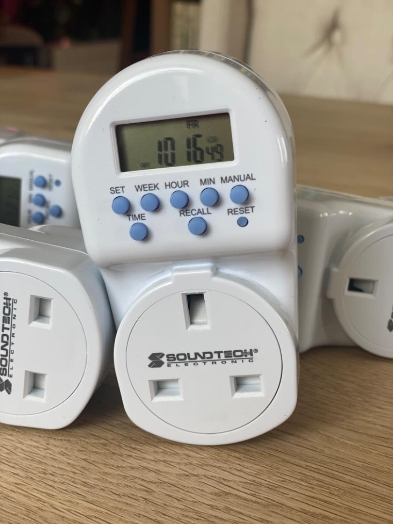 12 x Timer Plugs, Computers & Tech, Parts & Accessories, Cables