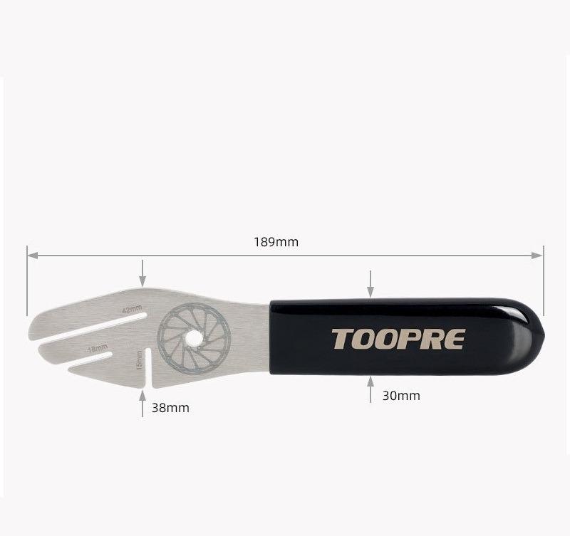 TOOPRE Bicycle Disc Brake Rotor Alignment Truing Tool Adjustment Wrench