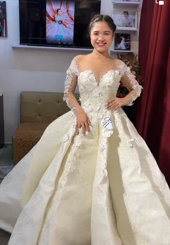 Umbrella cut long gown discount