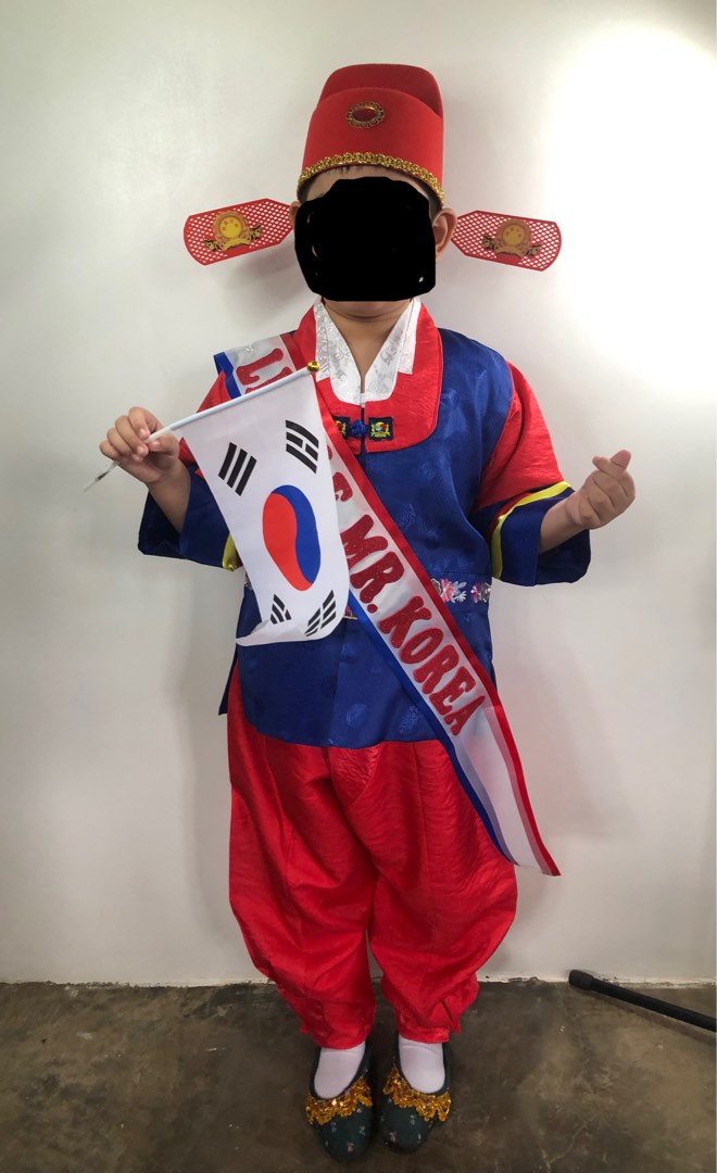 United Nation Korean costume male kid