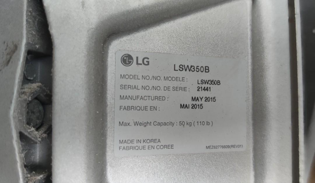 Used LG TV Wall Mount Bracket, Model Number LSW350B, TV & Home