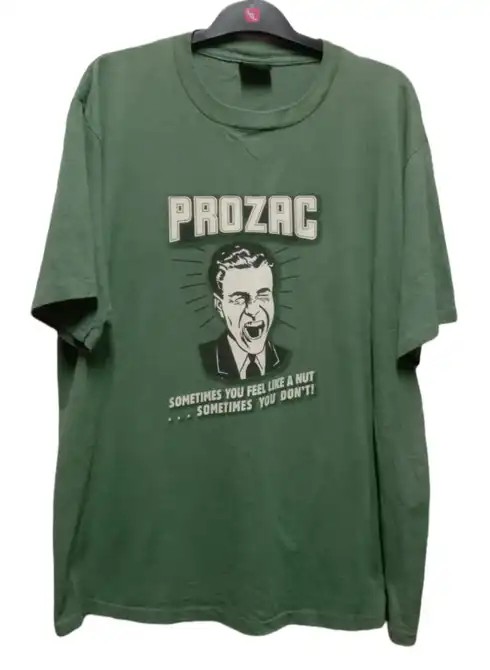 Vintage 90s Prozac, Men's Fashion, Tops & Sets, Tshirts & Polo