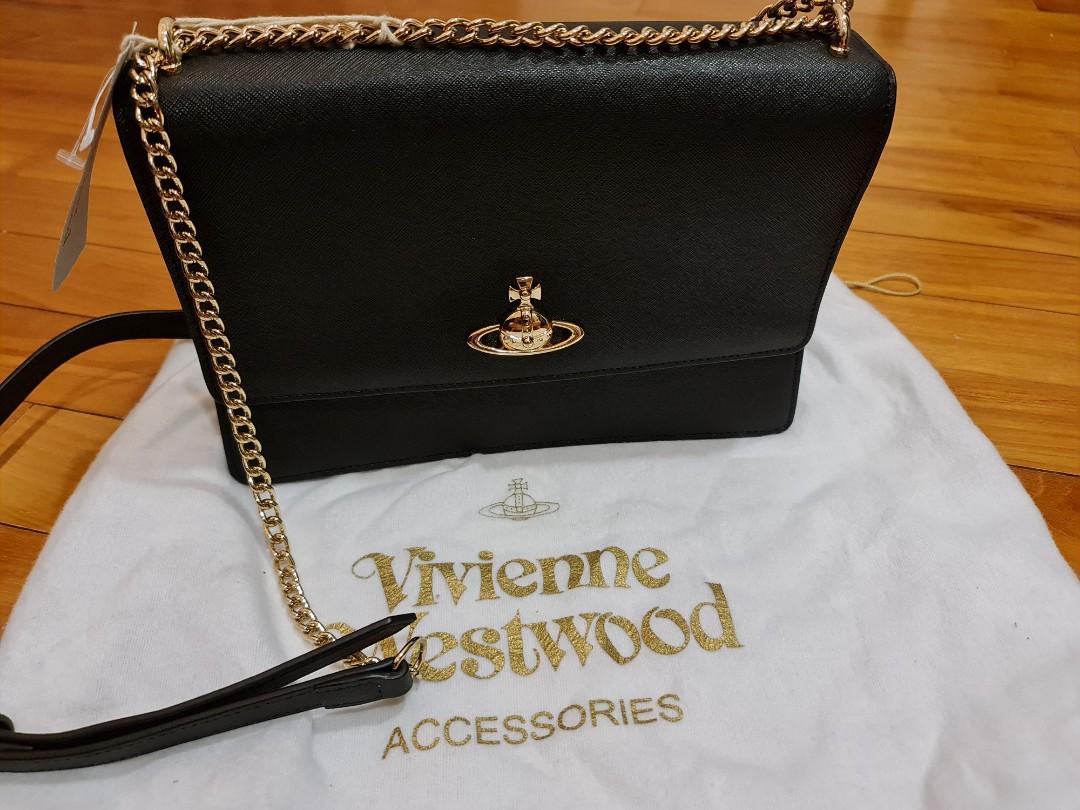 Vivienne westwood hotsell black shoulder bag