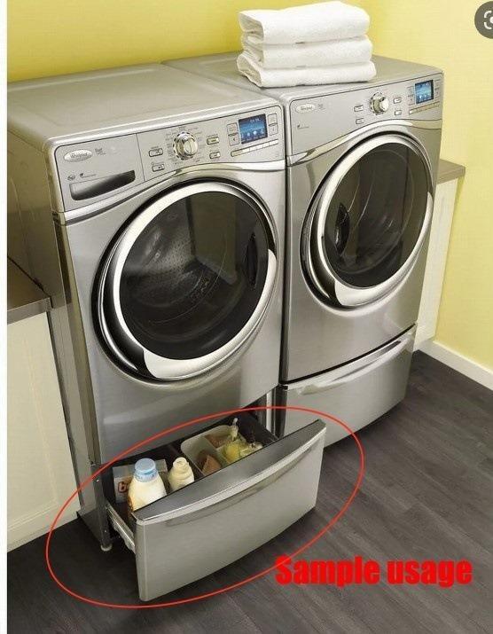 Washing Machine Pedestal Storage Drawer Made in Korea by LG Model