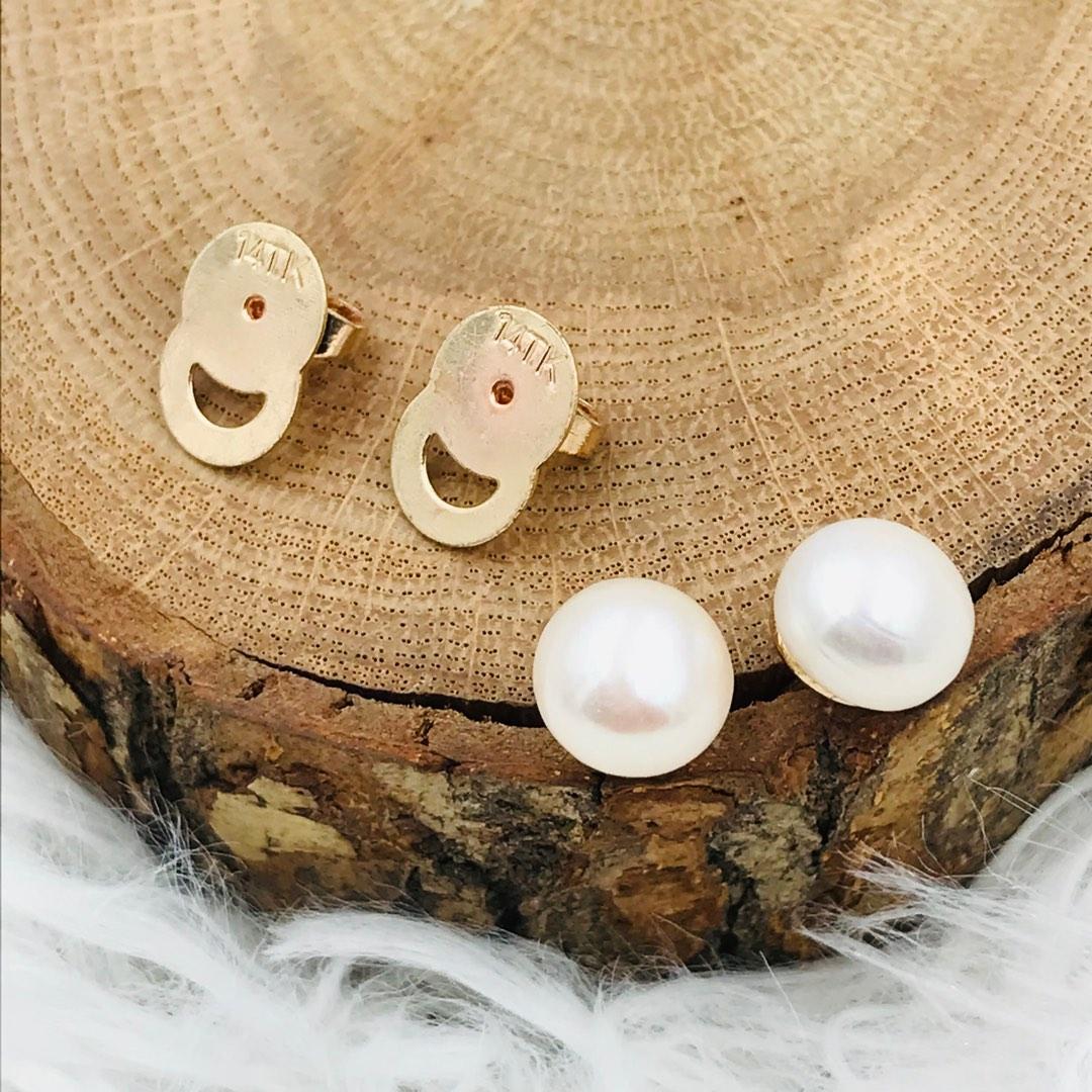 14tk pearl hot sale earring price