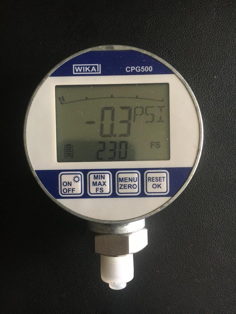Wika Digital Pressure Gauge CPG500, Commercial & Industrial, Industrial