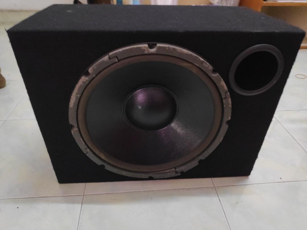 Woofer speaker box, Audio, Soundbars, Speakers & Amplifiers on Carousell
