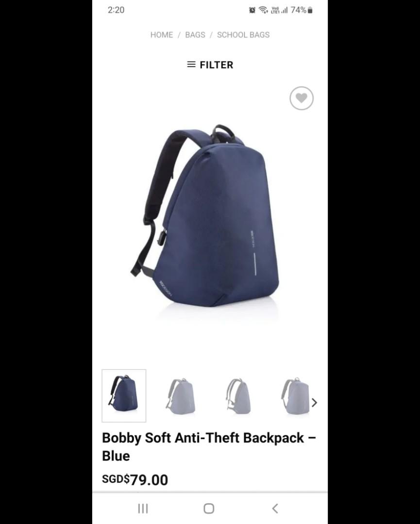 XD Design, Bobby Soft, AntiTheft Backpack, Men's Fashion, Bags