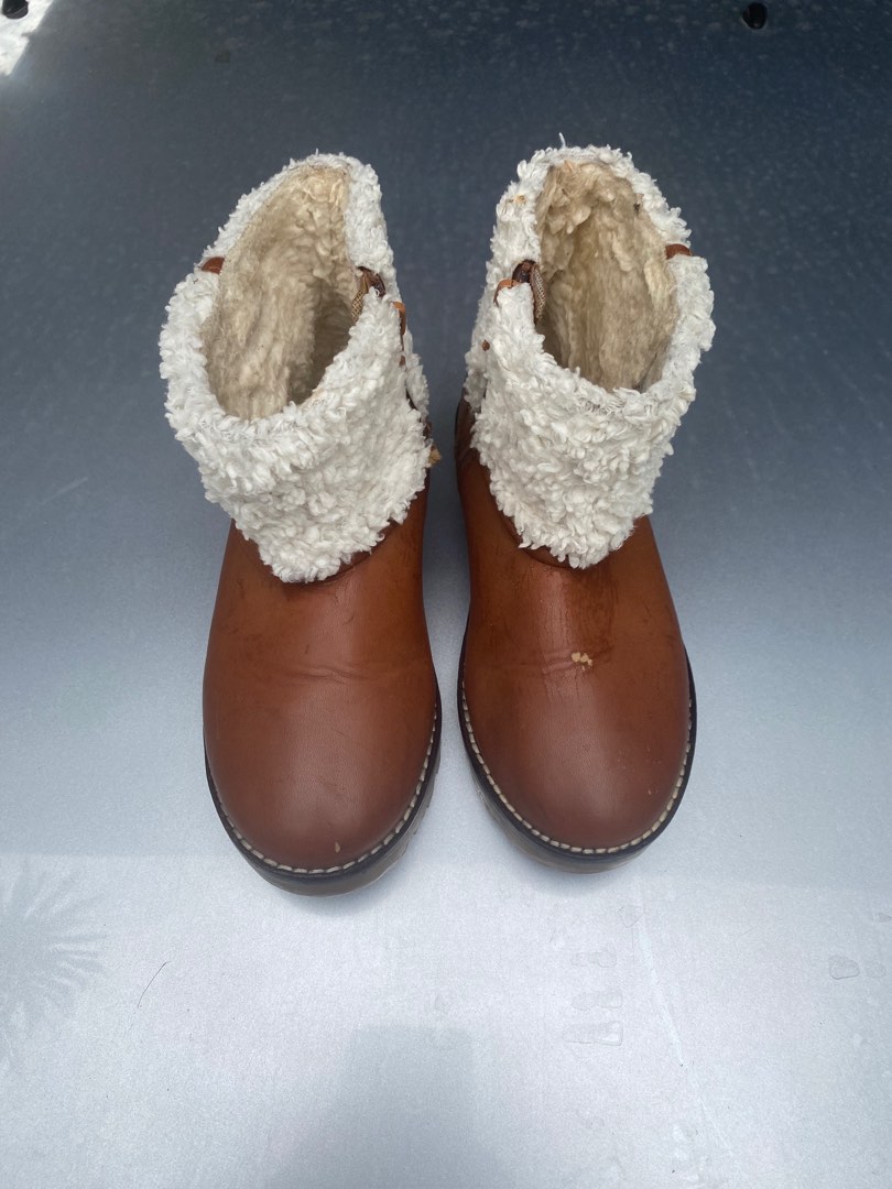 zara leopard boots