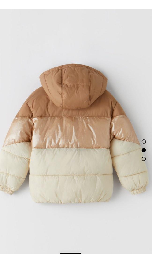 ZARA girl puffer jacket, Babies & Kids, Babies & Kids Fashion on Carousell