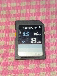 8gb sd memory card for digital cameras