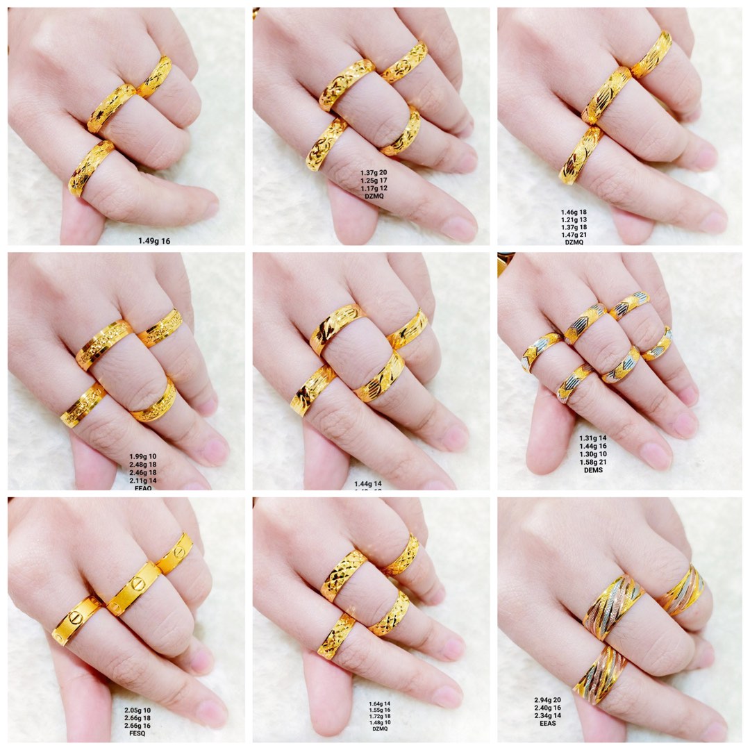 Gold ring collection discount