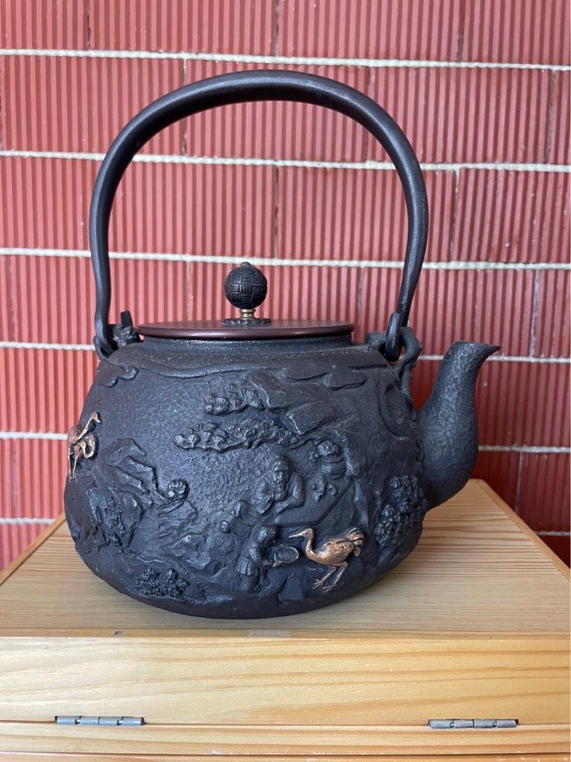 日本早期鑄鐵壺 非德山堂 珍藏鑄鐵壺 全新1600ml