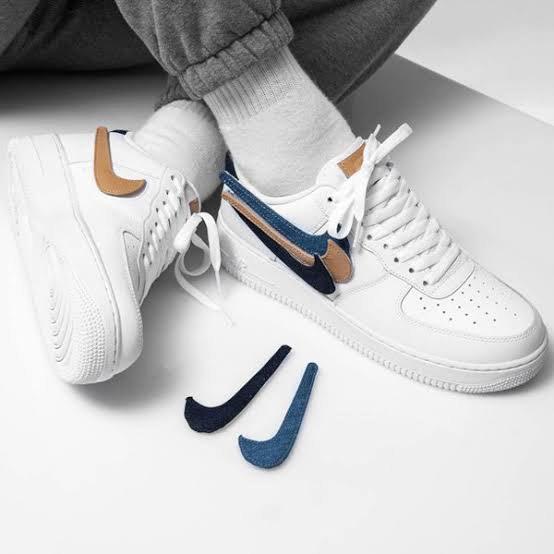 Air force 1 sales lv8 removable swoosh