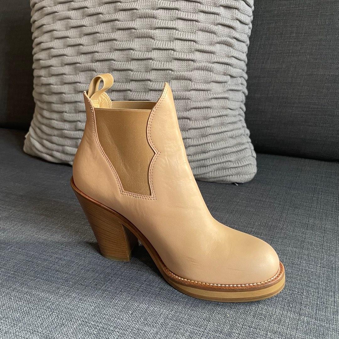 Acne Studios Leather Ankle Boots Size 36 Carousell