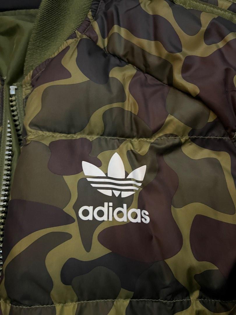 Adidas Pharrell Williams Puffer Jacket Camo Men s Fashion Coats