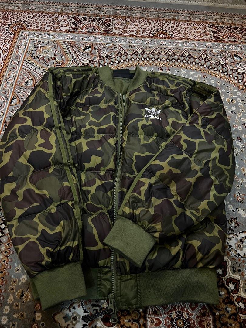 Adidas originals pharrell top williams camo puffer jacket