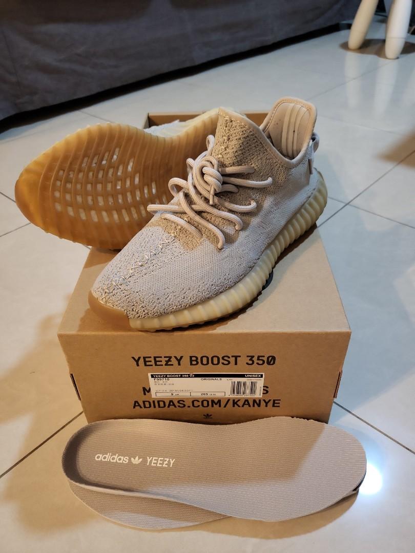 Adidas yeezy 350 v2 sesame us9.5