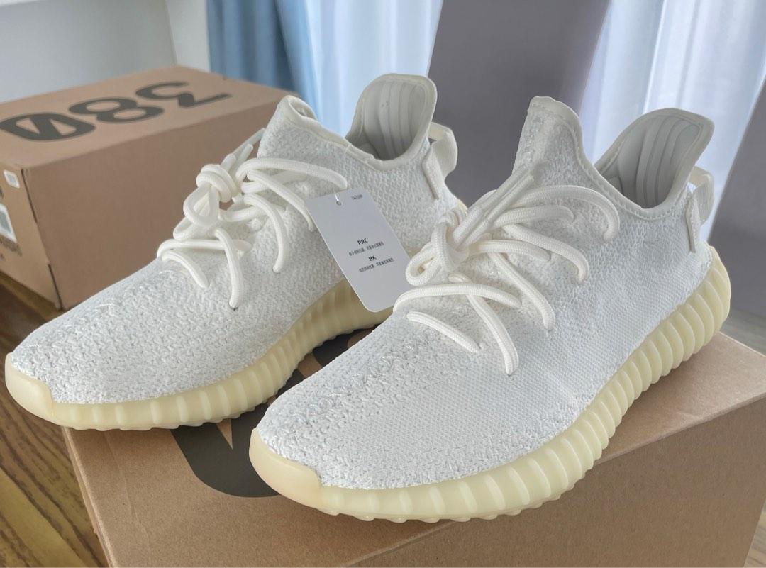 Adidas yeezy triple white top hk