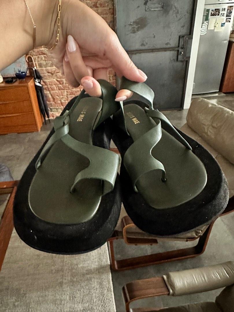 alias mae white sandals