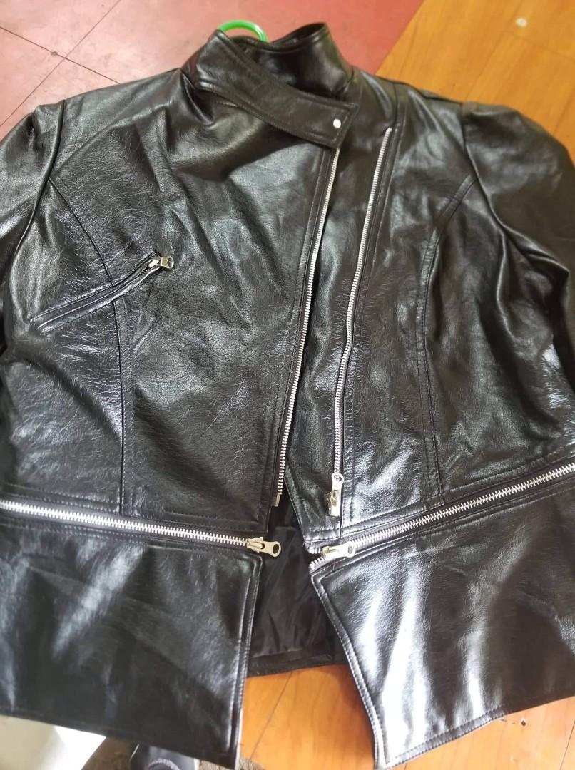 Angvns new arrivals leather jacket