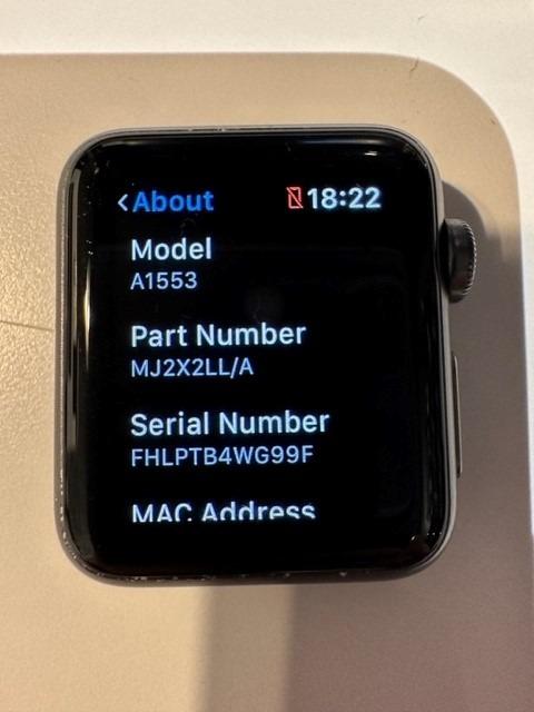 Apple Watch Sport 1st generation Space Gray Aluminum Mobile