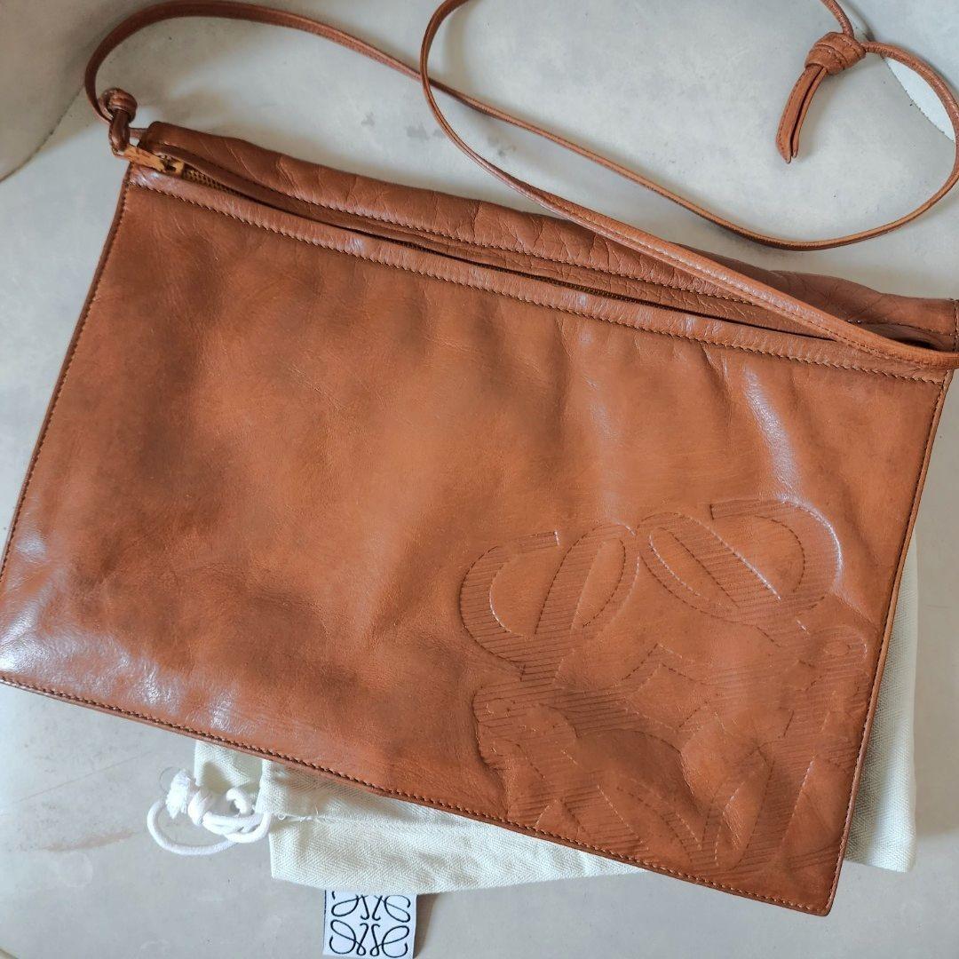 Authentic Loewe Slim Sling Shoulder Bag, Luxury, Bags & Wallets on