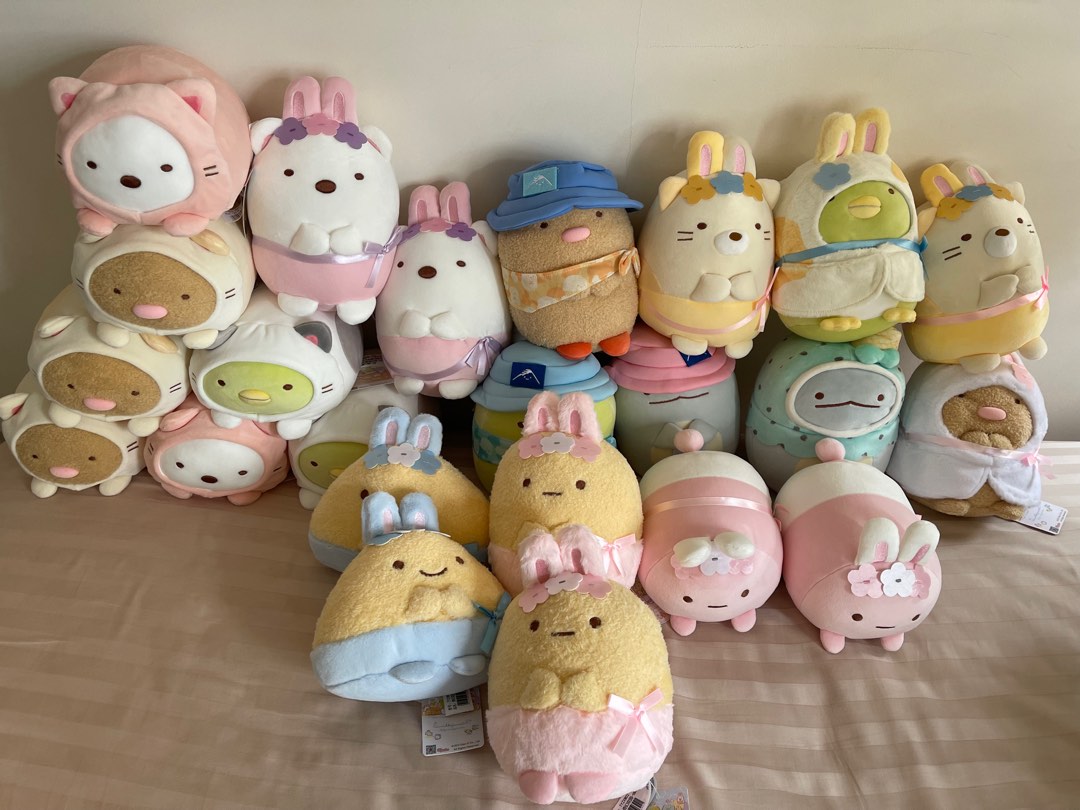 Authentic San X sumiko gurashi plushies comes wirh tags, Hobbies & Toys ...