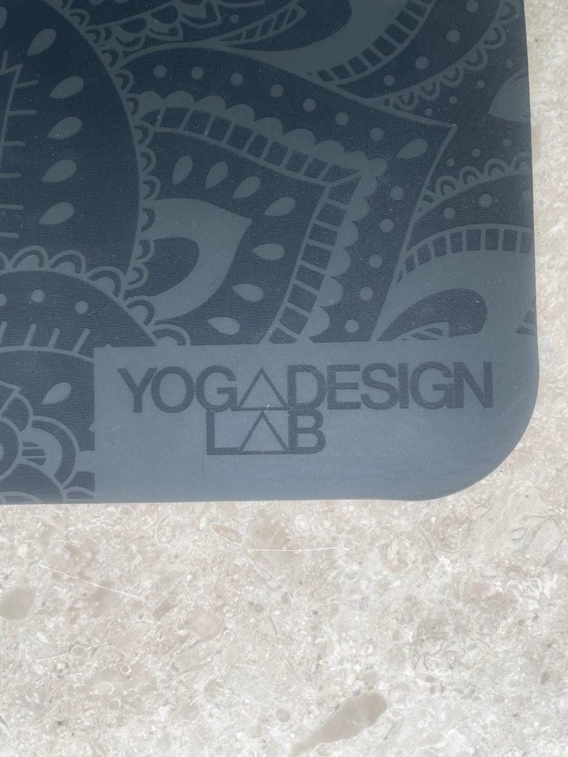 Authentic Yoga Design Lab Black Mandala Yoga Mat, Sports Equipment