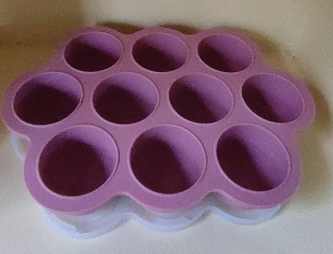 Baby 10 Cavity Baby Food Freezer Tray & Storage w Clipon Lid, Babies