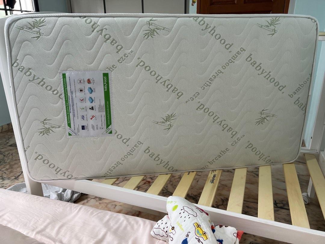 Babyhood Classic Curve Cot 4 in 1 White, Babies & Kids, Baby Nursery