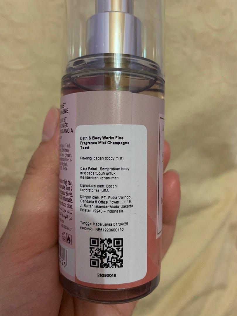 Bath Body Works Body Mist Champagne Toast 75ml Exp. Year 2025 Free Shopping Bag BBW NEGOTIABLE