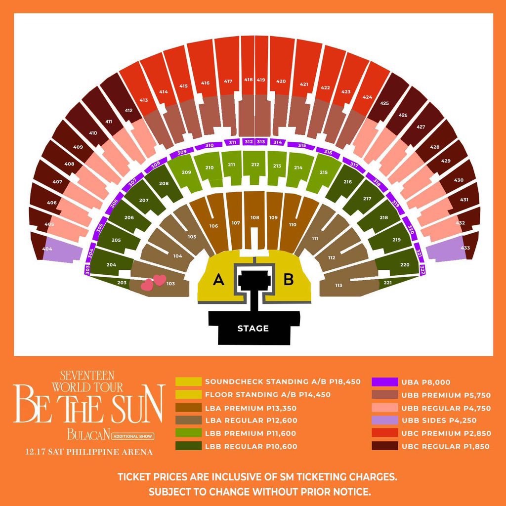 Be the sun bulacan lba regular + lany nov 13 lbb premium ticket