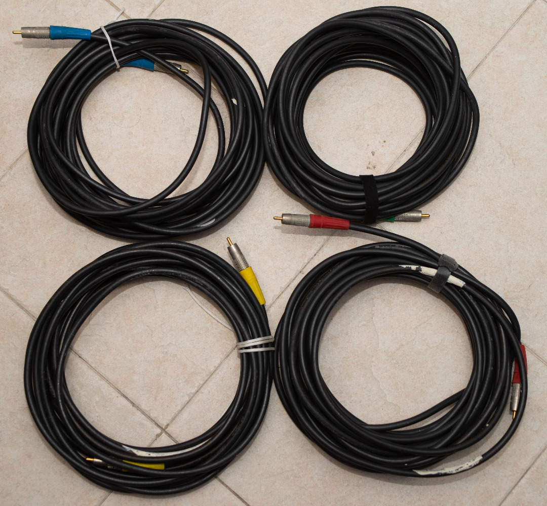 Superbat BNC SDI-Kabel 30 cm - RG6 3G/6G/12G Videokabel - 75 Ohm BNC-Stekker in Rechte Hoek Voor DVR CCTV-Bewakingscamera's (2 Stuks