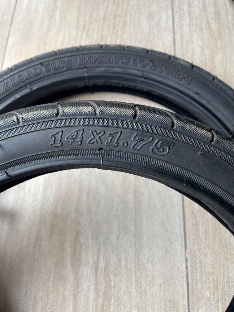Bicycle tyre tube 14x1.75 Sports Equipment Bicycles Parts Parts Accessories on Carousell