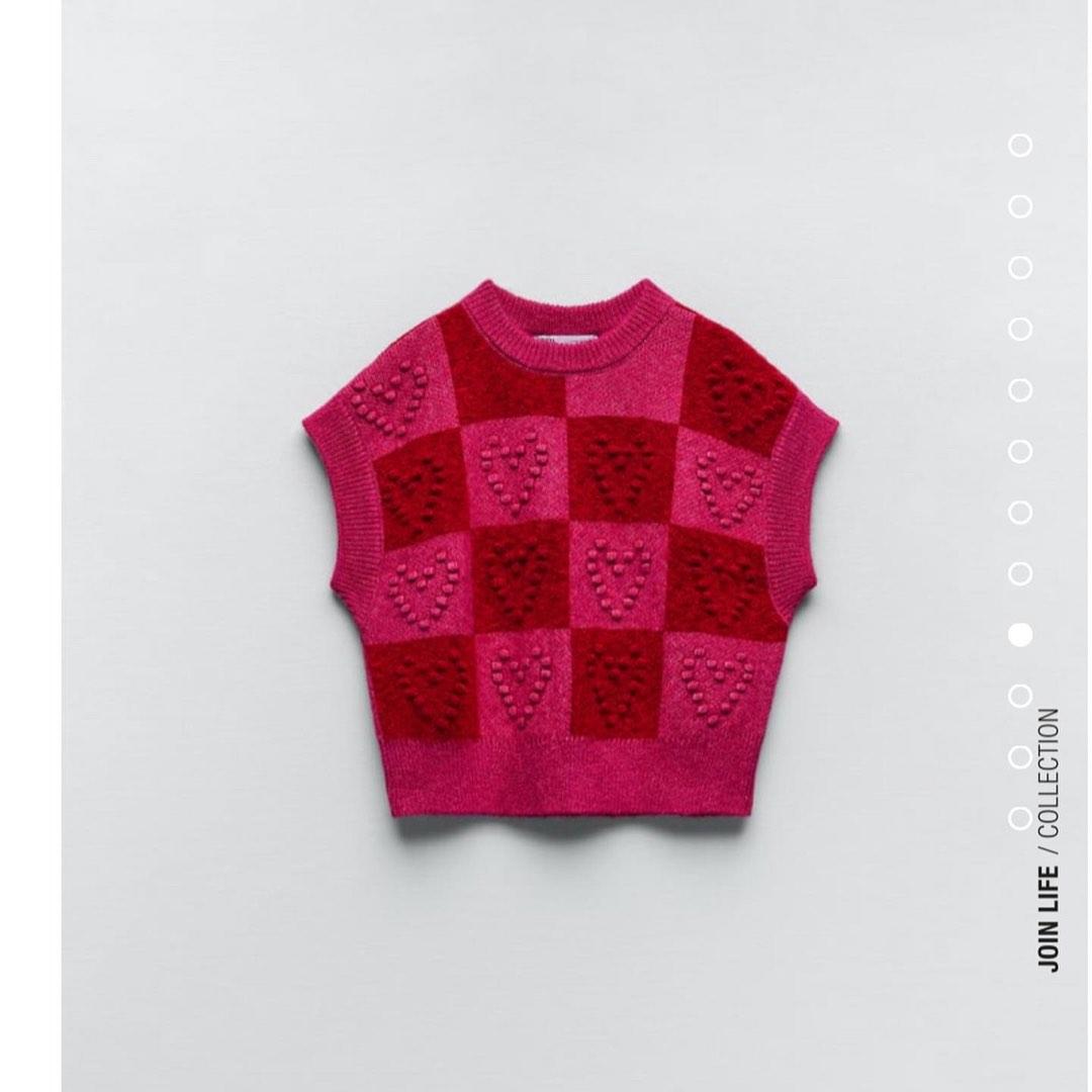 BNWT Zara knit check vest top, Women's 