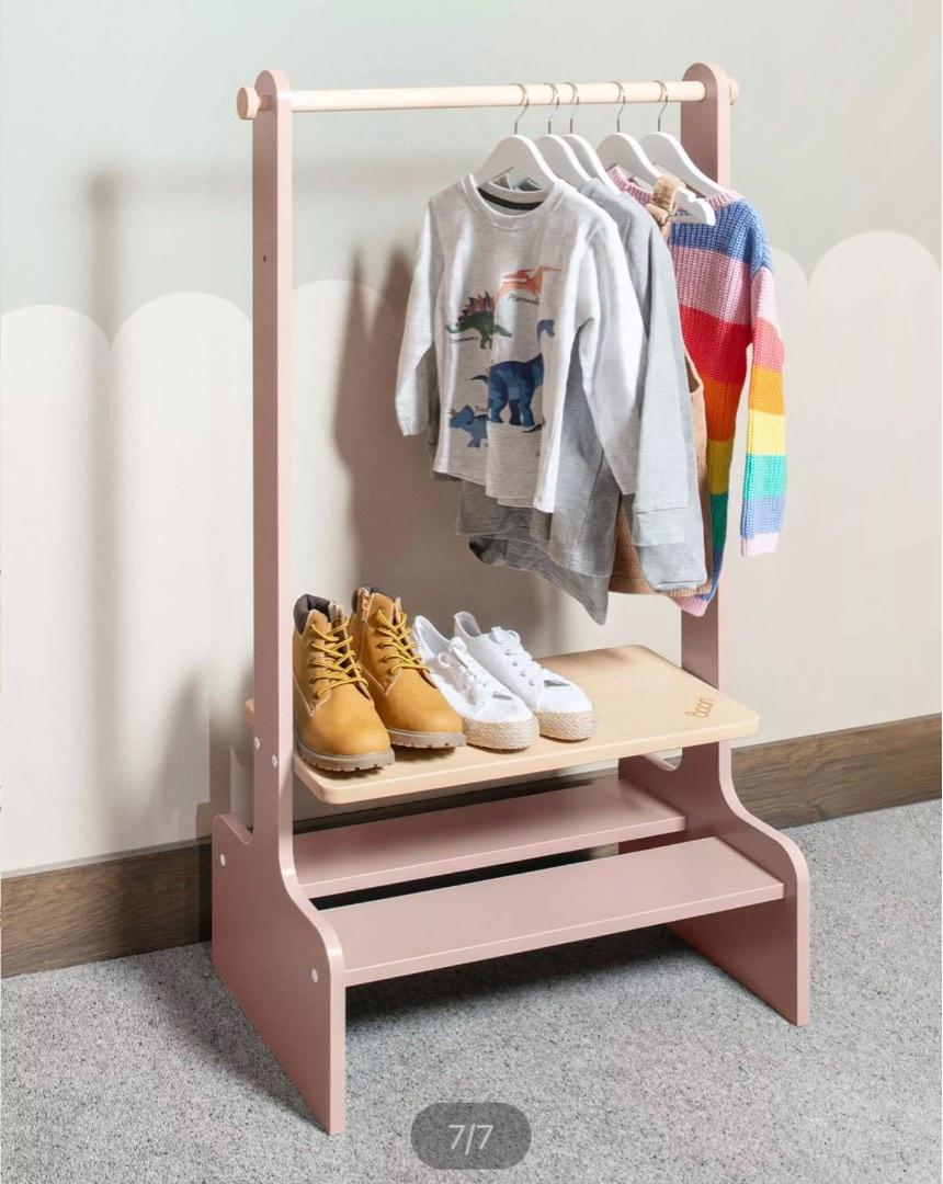 Montessori Baby Shoes Organizer Wooden Toddler Shoe Rack