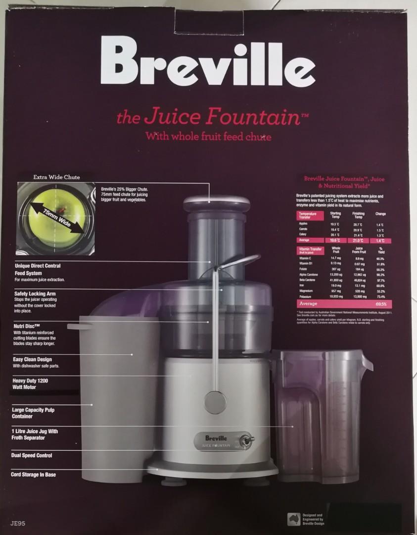 Brand New "Breville" Juicer, TV & Home Appliances, Kitchen Appliances