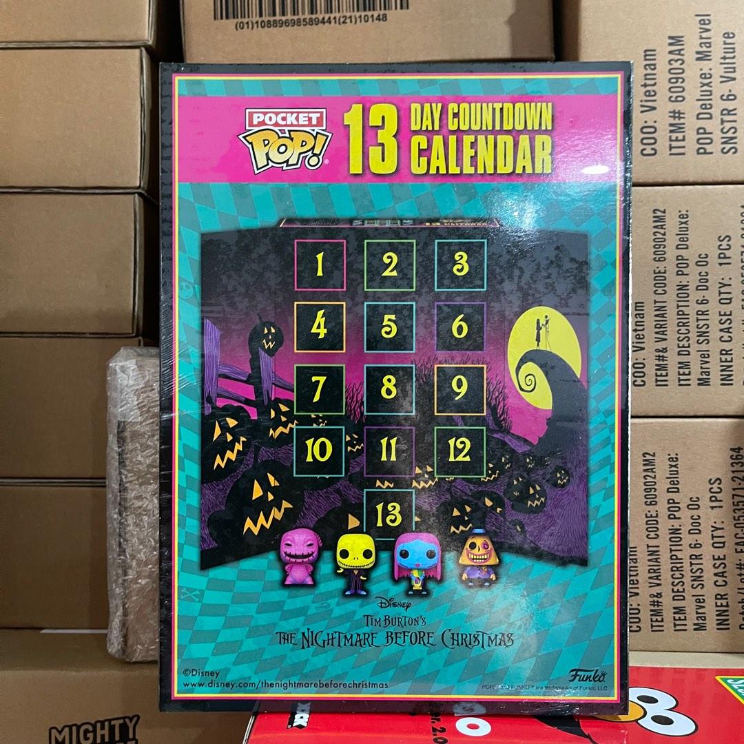 Brand new Nightmare Before Christmas Calendar sealed blacklight Funko ...