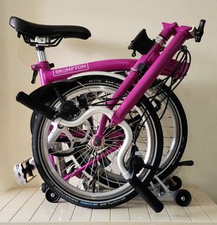 Affordable brompton berry crush For Sale Bicycles Carousell Singapore