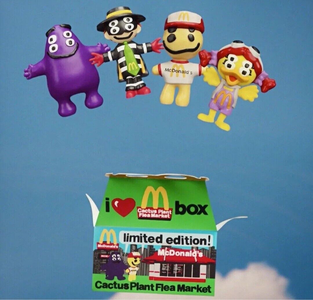 CPFM Cactus Plant Flea Market Mcdonald's Full Set W box Travis Scott