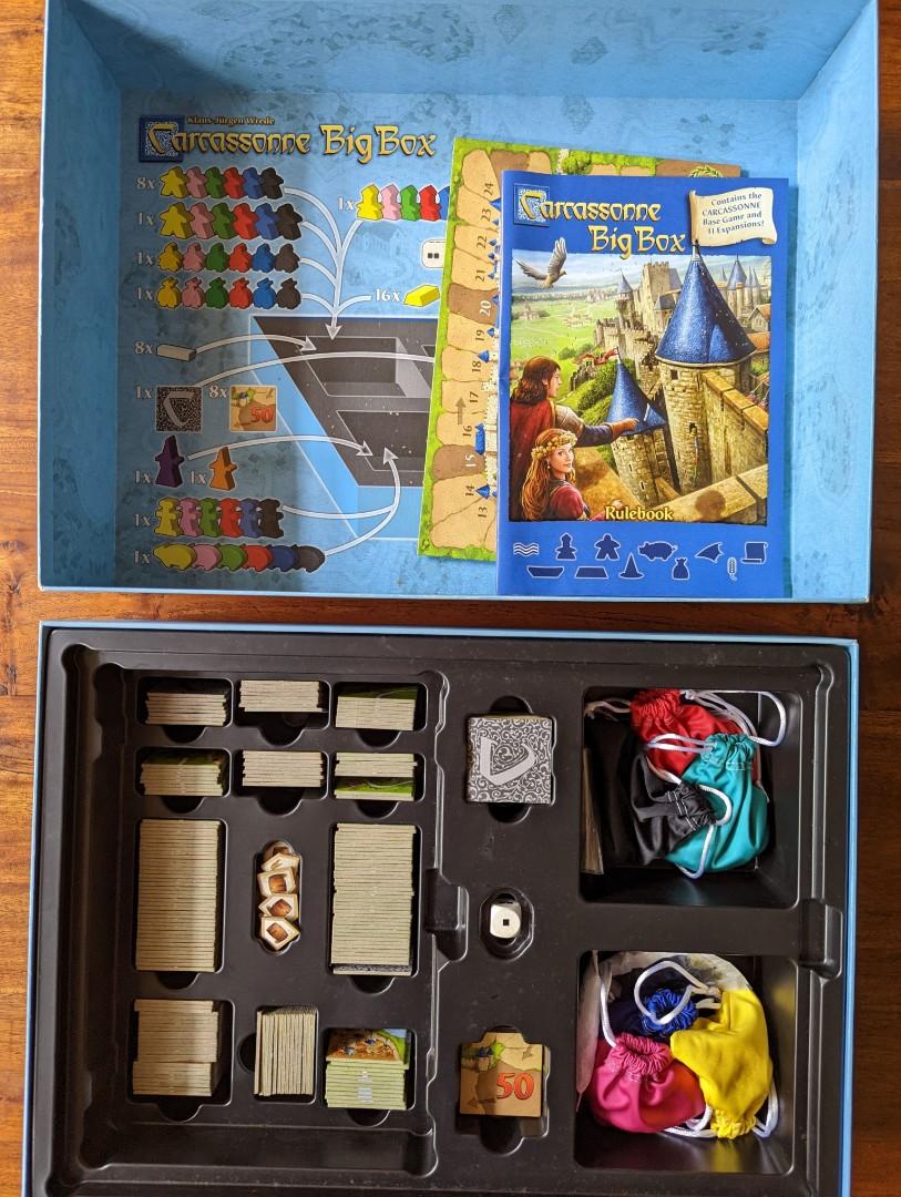 Carcassonne Big Box (authentic), Hobbies & Toys, Toys & Games on Carousell