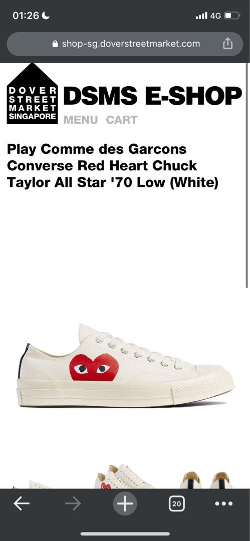 Dover street market cdg x converse best sale