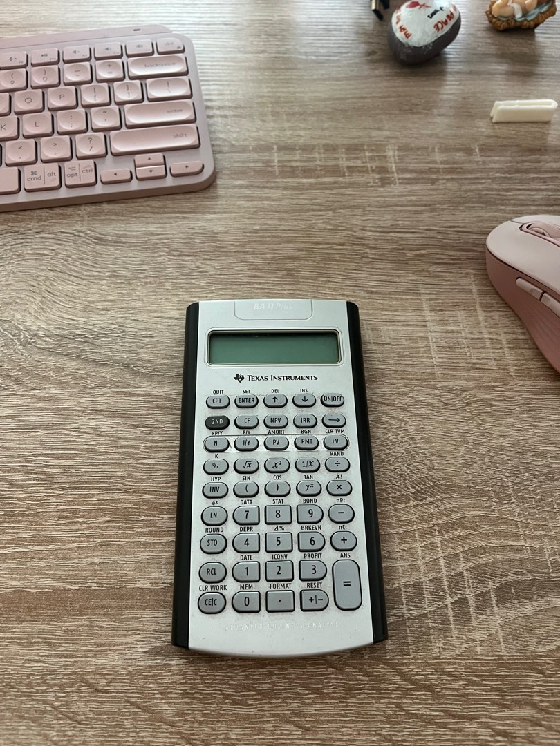 CFA exam calculator TI, Computers & Tech, Office & Business Technology