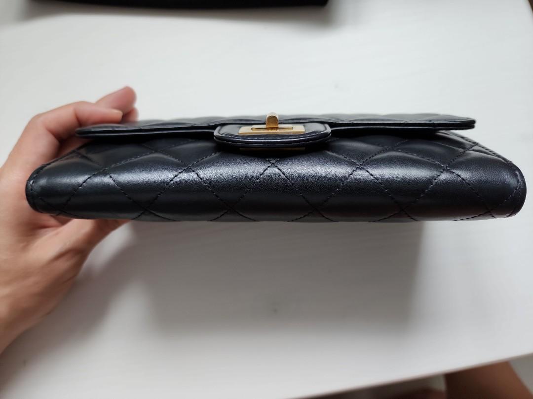 Chanel 2.55 Long Flap Wallet, Luxury, Bags & Wallets on Carousell