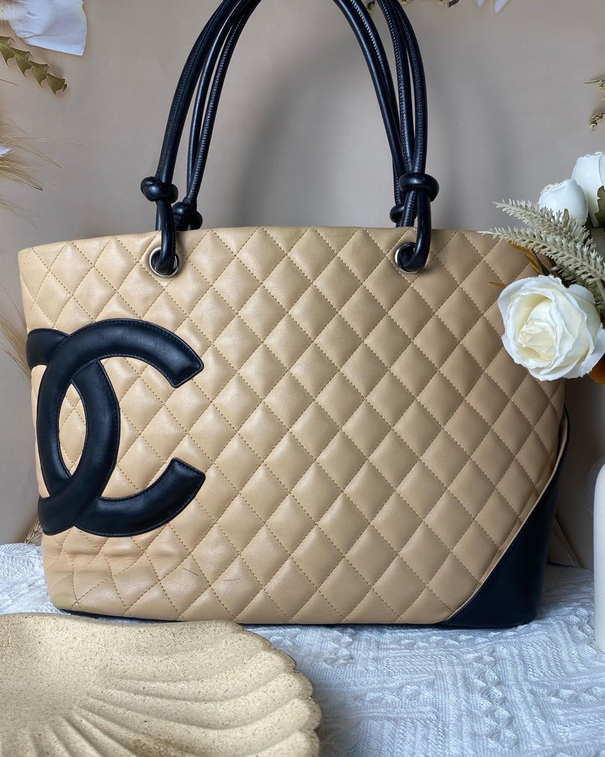 Chanel Cambon Tote Bag, Luxury, Bags & Wallets on Carousell