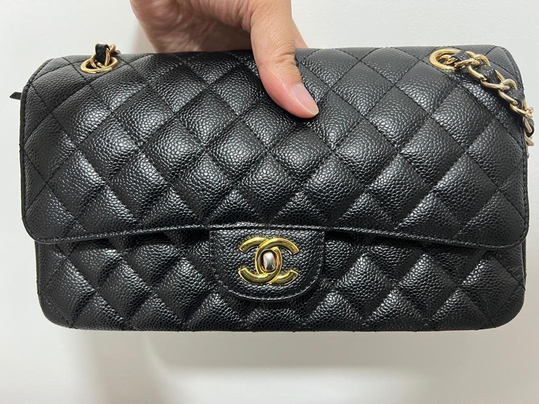 Grained calfskin chanel sales